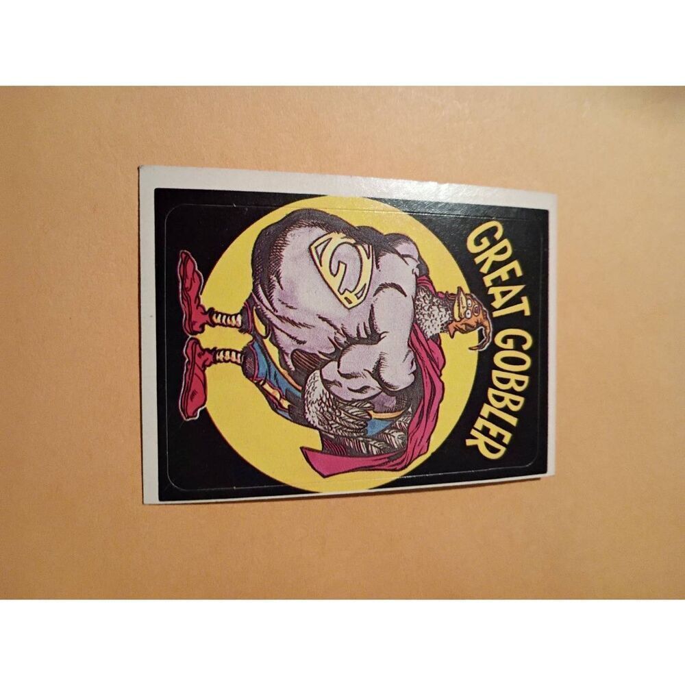1983 General Mills Zero Heroes Trading Card Sticker Card Vintage #16